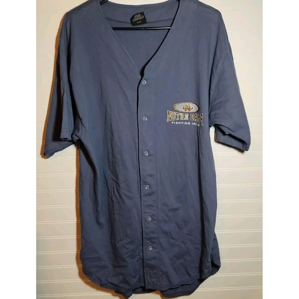 Garment Graphics Notre Dame Baseball Jersey Size XL‎ Fighting Irish Active Wear